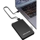 Портативний жорсткий диск Heijiachong (KINGIDISK) 750 ГБ USB 3.0, серія H, 2,5 дюйма, матово-чорний, простий та портативний, бізнес-компаньйон, вбудоване програмне забезпечення для шифрування, H750 - изображение 2