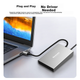 Жесткий диск Newsmy 4 ТБ, 3.5", настольный, Type-C USB 3.1, серебристый - изображение 7