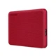 Портативний жорсткий диск TOSHIBA 1 ТБ, серія V10, USB 3.2 Gen 1, 2.5", винно-червоний, сумісний з Mac, захист паролем - зображення 2