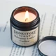 Ароматическая свеча «Bookstore Scent» Mahogany Leather Coffee черная 100 г - изображение 2