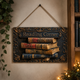 Табличка «Reading Corner» дерев’яна коричнева 20×12.7 см - зображення 1