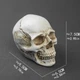 Статуэтка череп «Gothic Skull» полистоун белая - изображение 2