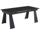 Стіл ARNOLD CERAMIC 180(240)*90 Wic dark grey мат/чорний каркас - изображение 1