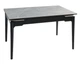 Стіл BONN CERAMIC 130(180)*80 сірий глянець/чорний каркас - изображение 6