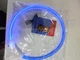 Яркий светодиодный LED ошейник для собак и кошек 70 см (можно укорачивать) с USB-заряд. Видимость до 500м в темноте. Цвет СИНИЙ. - изображение 8