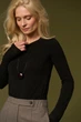 Женский лонгслив 3125 ТМ Triko Bakh 42-44 черный (3125_black_1) - изображение 4