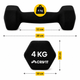 Гантелі вінілові Crivit 2 x 4 кг Black (R4838131820250) - изображение 3