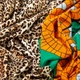 Ткань трикотаж Leopard 200 гр/м2 150 см, 100% полиэстер, трикотаж для платьев, топов и повседневной одежды зеленый 5258858 - изображение 2