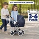 Игрушечная коляска для кукол и пупсов с сумкой и зонтиком большая с люлькой прогулочная DeCuevas - 85044 - изображение 2