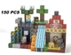 Магнитный конструктор Minecraft 150 шт по игре Майнкрафт Magnetic Крепость Mk001022 - изображение 8