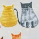 Плед флисовый Котики Бежевый Велсофт 200x220 см Мультиколор - изображение 5