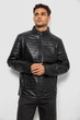 Куртка мужская однотонная экокожа черный 214R603-5 AGER XL - изображение 2