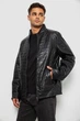 Куртка мужская однотонная экокожа черный 214R603-5 AGER XL - изображение 4