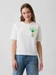 Футболка бавовняна жіноча GAP 618812079 XL Молочна (1161517781) - зображення 1