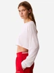 Лонгслів жіночий Calvin Klein 77996591 2XL Білий (1161436655) - зображення 5