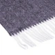 Плед 100% вовна Lambswool 140x200 см Темно-сірий - зображення 2