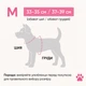 Шлея-нагрудник Lucky Pet подвійна з дихаючою сіткою для собак та котів, рожева, розмір M - зображення 2