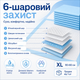 Одноразова пелюшка для собак і котів XL 90×60 см, вбираюча пелюшка для тварин - зображення 3