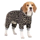 Комбінезон для собак WAUDOG Clothes малюнок "Леопард", софтшелл, M35, B 54-60 см, С 34-40 см - зображення 2