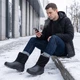 Чоловічі дутики Fashion B-163AB 43 Чорний - изображение 5