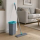 Швабра с ведром LOGAN inc LUNAR Flat Mop — комплект для уборки пола с двухкамерным ведром, автоматическим отжимом и 2 насадками из микрофибры - изображение 11