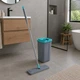 Швабра с ведром LOGAN inc LUNAR Flat Mop — комплект для уборки пола с двухкамерным ведром, автоматическим отжимом и 2 насадками из микрофибры - изображение 13