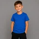 Футболка дитяча NoBrand Classic Синій бавовна однотонна базова 104 (TSH-BOY-BLU-104) - зображення 1