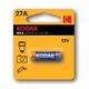 Батарейка Kodak A27 (27A/MN27), алкалінова, 12 В, 1 шт - изображение 2