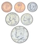 Набор монет США набор из 6 монет 1993 UNC P 1, 5, 10, 25, 50 центов, медаль - изображение 2