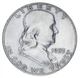 Монета США 50 центів (халф) 1953 Срібло F-VF Бенджамін Франклін (Ag 900, 12,5 грам) - зображення 1