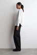 Сорочка жіноча COS boat-neck cotton shirt 1290659003 Eur 36 Білий - изображение 4