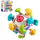 Развивающая погремушка Space Teether Ball с фигурками планет и пальчиковыми играми 11 см со спиннером и прорезывателем 6034 - изображение 6
