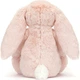 Плюшевый зайчик с цветочными ушками Jellycat 30 см мягкая игрушка кролик с длинными ушами пудровый JC Bonnie Rabbit - изображение 4