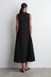 Сукня жіноча COS panelled gathered-side midi dress 1267743001 S Чорний - зображення 4
