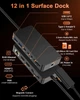 Док-станция Microsoft Surface Dock SHC791 12-в-1 с HDMI, VGA, Ethernet, USB-C / USB-A с блоком питания 15В - изображение 2