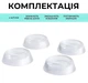 Антивибрационные подставки для стиральной машины Refrigerator floor mat, прозрачные резиновые амортизаторы (4 шт) - изображение 4