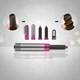 Стайлер для волос 5в1 Hot Air Styler с насадками, воздушный фен-щетка для сушки и укладки волос с чехлом - изображение 3