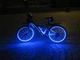 Яркая велосипедная подсветка "Night Rider-RED" | Водозащищенная LED лента 1м в прозрачном силиконе + бокс под Крону Автономная подсветка велосипеда | Синий цвет. - изображение 6