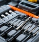 Гайковерт акумуляторний Krafftec для автомобіля ударний безщітковий інструмент відкручування гайок болтів коліс 1000 Нм 48 В 8 А·год два акумулятори 4 режими LED набір кейс - зображення 5