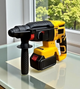 Комплект электроинструментов аккумуляторный 7в1 набор для дома ремонта строительства сада шуруповерт гайковерт перфоратор УШМ лобзик циркулярная цепная пила 48 В 6 Ач без щеточный 850 Нм SDS Plus 125 мм 3 АКБ зарядка кейс - изображение 13