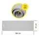 Килимок спортивний Cornix NBR 183 x 61 x 1.5 cм для йоги та фітнесу XR-0496 Grey - зображення 2
