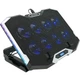 Підставка для ноутбука Ice Coorel K10 10-17" RGB Black (YT35671) - изображение 1