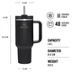 Термочашка Stanley Quencher H2.0 Flowstate Черная 1.18л - изображение 3