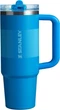 Термочашка Stanley Quencher ProTour Flip Straw Tumbler Azure Fade 1.18л - зображення 1