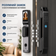 Умный дверной замок LOCK97 с 3D Face ID Электронная система контроля доступа с камерой Биометрическое Wi-Fi устройство со сканером отпечатка пальца Бесключевое решение для квартиры дома офиса - изображение 1