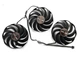 Вентилятор кулер для видеокарты Sapphire RX 6800 XT PULSE (orgnl) 87 мм FirstD FDC10H12D9-C (FD9015U12S) комплект 3 шт (№485) - изображение 1