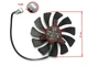 Вентилятор кулер для відеокарти MSI GTX 1060 RX 460 560 550 (orgnl) 87 мм 4-pin ONG HUA HA9010H12SF-Z (XY-D09010SH HA9010H12SB-Z HA9010H12S-Z)(№54.5) - зображення 3