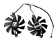 Вентилятор кулер для видеокарты PELADN MLLSE RX 580 5500 XT 5600 GTX 1660 Ti RX 6600M 83 мм 4-pin (FL8015 XY-D09015B) комплект 2 шт (№96) - изображение 2