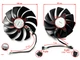 Вентилятор кулер для відеокарти Zotac RTX 3060 Ti 3070 Ti Twin Edge (orgnl) Apistek GA92S2U GAA8S2U (CF9015H12S GFY09215M12SPA) комплект 2 шт (№350) - зображення 3