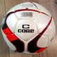 М'яч футбольний CORE-25 DIAMOND, біло-чорно-червоний - зображення 2